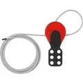 ABUS Kabelverriegelung Safelex Universal, Klemmmechanismus, nachspannbar, 1m