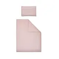 Ehrenkind® Bettwäsche-Set Feinbiber | 100% Bio-Baumwolle | Standard 100 by Oeko-TEX | 100x135cm + 40x60cm Rose | Bettwäsche 135x100