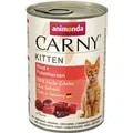 Carny Katzen-Nassfutter Kitten Rind und Pute 400 g