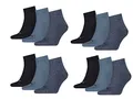 PUMA 12 Paar Sneaker Invisible Socken Gr. 35-49 Unisex für Damen Herren Füßlinge, Farbe:460 denim blue, Socken & Strümpfe:39-42