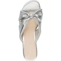 MARCO TOZZI Damen Pantolette Knoten Queenie 2-27202-46, Größe:39 EU, Farbe:Silber - Silber - 39
