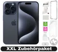 Apple iPhone 15 Pro Max - 256GB - Titan Blau - XXL Set- Zustand: GUT