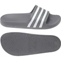 Adidas Adilette Aqua Slide grau weiß grey Schlappe Badelatschen Sauna