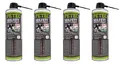 4x PETEC Seilfett Spray 500ml Drahtseilfett Zahnradfett Kettenfett - 71650