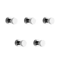 Chrom Handtuchhaken, 5 Stück Rostfreies Metall Wandhaken, Self Adhesive or Wa...