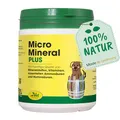 cdVet Naturprodukte MicroMineral plus Hund & Katze 500 g - extra Zink und Selen - Vitamin, Mineralstoff- und Spurenelementgeber - Magensäurebinder - Schadstoffebinder - Magen-Darm Regulation -