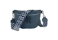MIRROSI Bauchtasche Damen Taschen, Umhängetasche, Brusttasche, 26x18x9cm Veganes Leder (Schultertasche für jeden Anlass), Crossbody Bag, Bohemian gemusterten& verstellbaren Schulterriemen