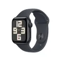 Apple Watch SE GPS 40mm Midnight Aluminium Case mit Midnight Sport Band - S/M (MXE73QF/A)