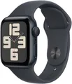 Apple Watch SE (40mm) GPS MXE73QF/A (mitternacht/mitter) Smartwatch