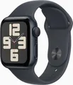 Apple Watch SE (schwarz, Aluminium, 40 mm, Sportarmband