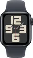 Apple Watch SE Smartwatch, GPS, 40mm, Aluminium, Sportarmband S/M, Mitternacht