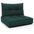 Amazinggirl Sitzkissen Polster für Gartenmöbel - Lounge Kissen Outdoor grün Set: 60x60 cm und 40x60 cm