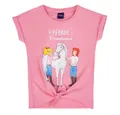 Bibi & Tina T-Shirt Bibi und Tina T-Shirt Knoten Pferde Freundinnen sea pink (1-tlg)