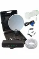 GSS Camping Koffer Set mit Receiver - 35 cm Satellitenschüssel mit Single LNB
