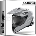 AIROH DUAL-HELM FÜR MOTORRAD COMMANDER 2 CM281 COLOR BETONGRAU GLOSS XL