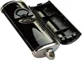 Hörmann Handsender Cover HSE2BS Leer Gehäuse schwarz Hochglanz 439755 ohne Batterie ohne Platine Ersatzteil Ober- und Unterschale