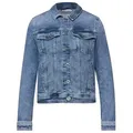 STREET ONE Longblazer Jeansjacke mit Brusttaschen und Knöpfen 40