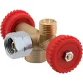 "Doppelabzweigventil 09-706 R1/4\" lks. GOK"