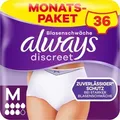 Always Discreet Inkontinenz Pants Gr. M Plus 36 Höschen 4 x 9 Stück Damen Adult (24,22)