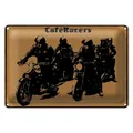 Blechschild Spruch 30x20cm Motorrad Caqfe Racers motorcycle