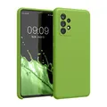 kwmobile Handyhülle für Samsung Galaxy A52 / A52 5G / A52s 5G Hülle - Case Silikon - Kabelloses Laden - Schutzhülle Cover in Grüner Pfeffer
