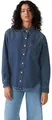 Levi's Damen Jeanshemd Harlie aus Baumwolle mit Spitzkragen, Blau (Play Around), XS