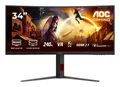 AOC G4 CU34G4Z Computerbildschirm 86,4 cm (34") 3440 x 1440 Pixel Wide Quad HD LED Schwarz, Rot