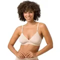 Beedees Bügelloser BH Microfun N (1, 1-tlg., 1) ohne Bügel beige|weiß 90