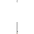 Just Light. LED-Akku-Pendelleuchte Attach Weiß 120 cm x Ø 16