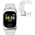 James B8 Senioren Smartwatch Notrufuhr SOS Knopf & GPS Sturzerkennung Telefon - Weiß