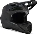Fox Racing Motocrosshelm V3 RS Carbon Solid MIPS Motocross Helm, vorbereitet für Kommunikationssystem