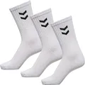 hummel Unisex Sportsocken Basic - 15er Pack I Weiß 36/40