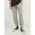 Jack & Jones Sweathose JPSTGORDON Jogpants mit Kordelzug und bequemem Schnitt unifarben, modisch, bequem, Baumwolle grau S