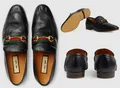 GUCCI Paride Horsebit Slip-On Loafers Sneakers Schuhe Mocassin Slippers New 40,5