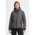 OXMO Steppjacke OXJuchena Wärmende Steppjacke mit Reißverschlusstaschen grau XXL