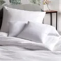 Traumschlaf Hotelbettwäsche koch und chlorfest weiß 155x220 cm + 80x80 cm - weiß