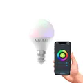 CALEX Smart LED Lampe, E14, P45, RGB-Farben & kalt- bis warmweiß Licht, dimmbar, WLAN App- & Sprachsteuerung