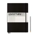 LEUCHTTURM1917 327150 Notizbuch Master (A4+), 233 Seiten, liniert schwarz