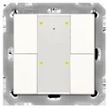 MDT technologies RF-TA55A4.01 KNX RF+ Funk Taster Plus 4-fach mit Aktor Reinweiß