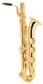 Classic Cantabile BS-460 Baritonsaxophon - Es-Stimmung - Messing lackiert - Metallresonatoren - Mit A-Klappe - Inklusive umfangreichem Zubehör