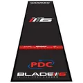 Winmau Dartmatte "Pro Zone Precision Blade 6 8215",schwarz/rot,300 x 60 cm