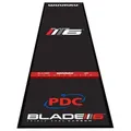 Winmau Dartmatte Dartmatte Pro Zone Precision Blade 6 8215, Mat Dartteppiche Matte für Dartscheiben Boards schwarz