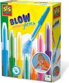 SES Creative 00275 – Kinder Airbrush Stifte Set, Blas-Technik für kreative Malerei, Sicher und Spaß, Marker airbrush, 5 Jahr(e), Blau, Grün, Orange, Pink, Violett, Türkis, Gelb, 7 Stück(e)