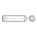 DIN 914/ISO 4027 Gewindestift VG M8x45 Stahl 45H galvanisch verzinkt Innensechskant m. Spitze, 100 Stück