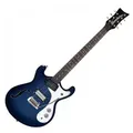 Danelectro 66T Guitar Transparent Blue E-Gitarre