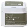Mary&May MARY & MAY Cica Houttuynia Teebaum-Beruhigungsmaske, 30 Blatt (400 g) (MMP07-MCICA)