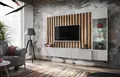 Wohnwand Verde Anbauwand Wohnzimmer Schrankwand Verti Push-Click Grau Artisan 21