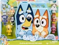 Moose Toys Bluey Sammelkoffer Aufbewahrungskoffer mit 8 Figuren Neu