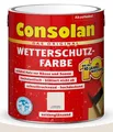 Consolan Wetterschutzfarbe 2,5L Kieselweiss