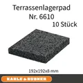 Karle & Rubner Terrassenlagerpad Terrassenbau Unterkonstruktion Nr.6610